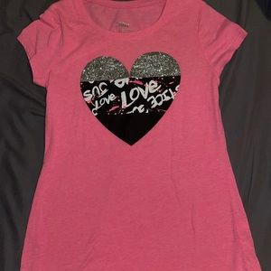Girls Pink Justice Tee shirt!